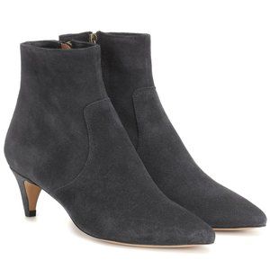 BNWT Isabel Marant Black Suede Derst Ankle Boot - 38